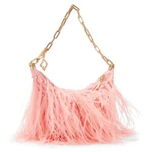 Cult Gaia Ostrich Feather shoulder bag